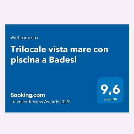 Apartment Trilocale Vista Mare Con Piscina A Badesi
